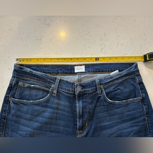 Hudson Men’s Byron Slim Straight Denim Jeans size 36 with 33” inseam like new - Picture 8 of 14